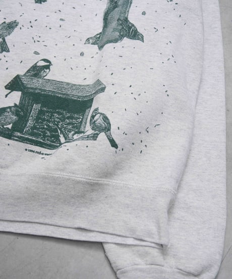 90s rel.e.vant. products bird pattern sweat