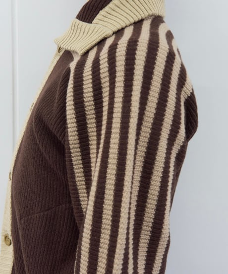 90s wool knit jacket