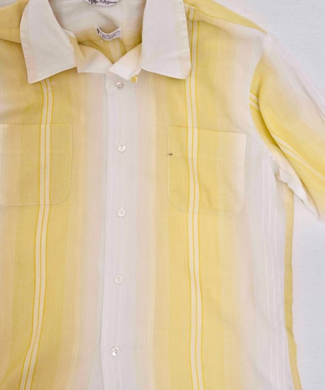 70s vtg Mr.California open collar shirts