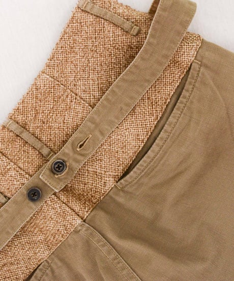 KAPITAL hemp/cotton sarouel pants