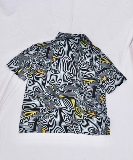 00s Dragonfly psychedelic pattern oversized shirts