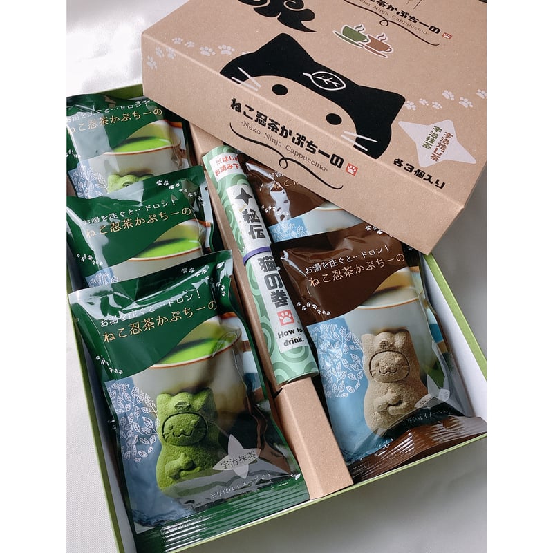 ねこ忍茶かぷちーの | 上尾製菓ONLINE SHOP