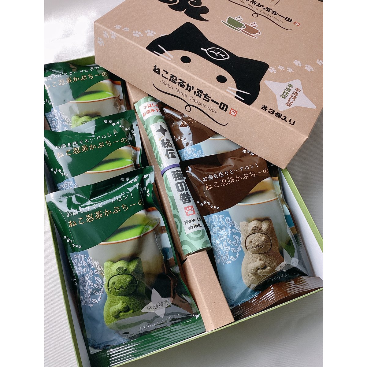 ねこ忍茶かぷちーの | 上尾製菓ONLINE SHOP