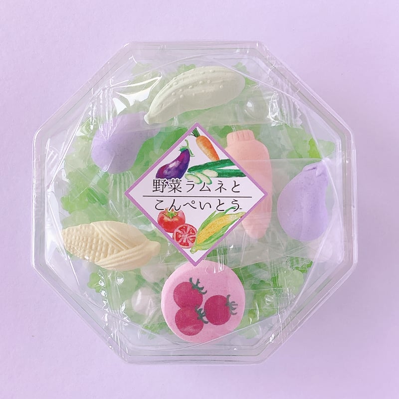 野菜ラムネと金平糖 | 上尾製菓ONLINE SHOP