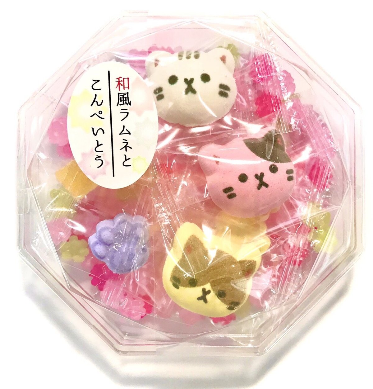 ラムネと金平糖（ねこ） | 上尾製菓ONLINE SHOP
