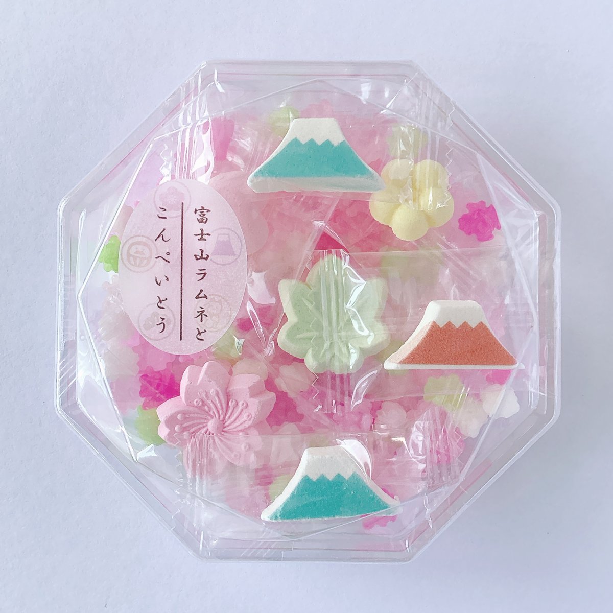 金平糖 富士山ラムネと金平糖（ピンク） | 上尾製菓ONLINE SHOP