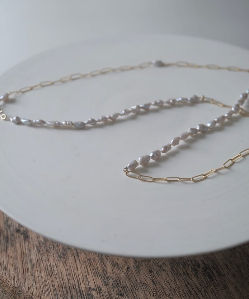 midori×AURA】glass holder chain necklace | AURA