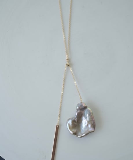 petal pink LL seesaw necklace