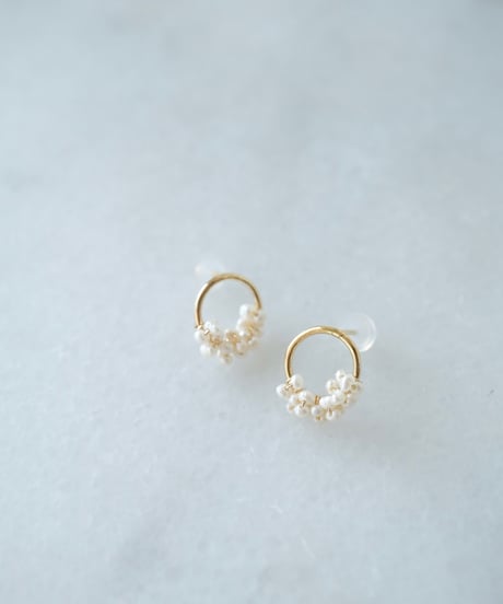 seed circle stud pierce (S/M size)