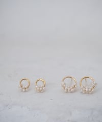 seed circle stud pierce (S/M size)