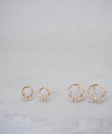 seed circle stud pierce (S/M size)