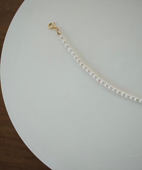 tiny ren necklace (40cm)-3.5mm