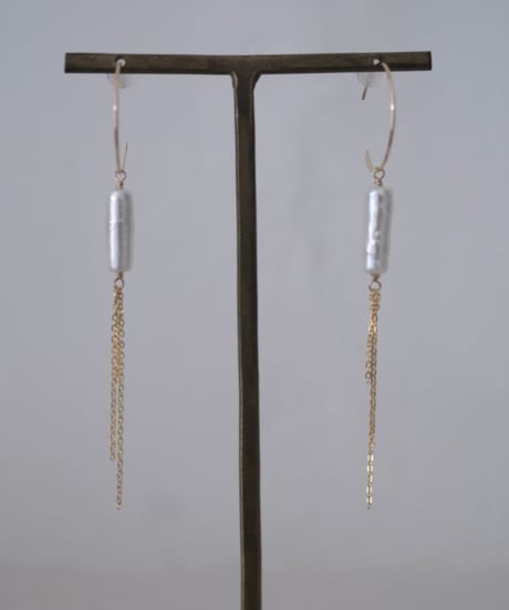 torch C hoop long chain pierce