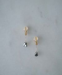 south sea pearl long soft nonhole pierce