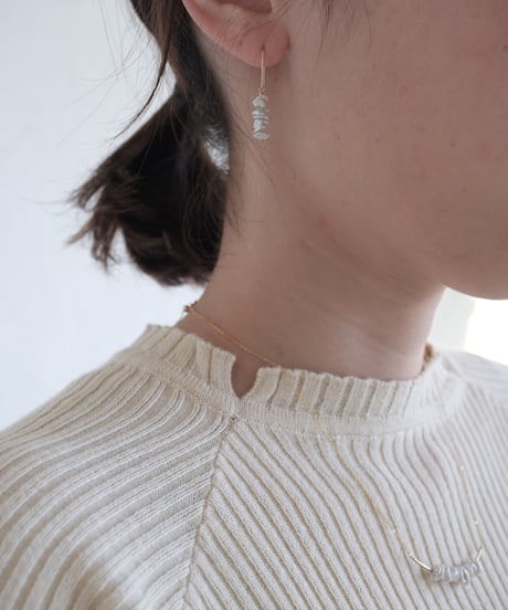 fragment hook pierce＆necklace