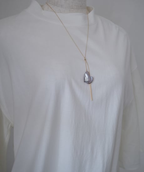 petal pink LL seesaw necklace