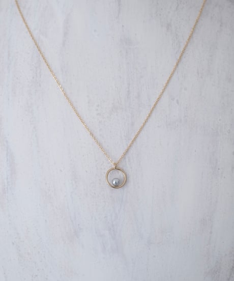 Akoya aoboshi rinkaku necklace
