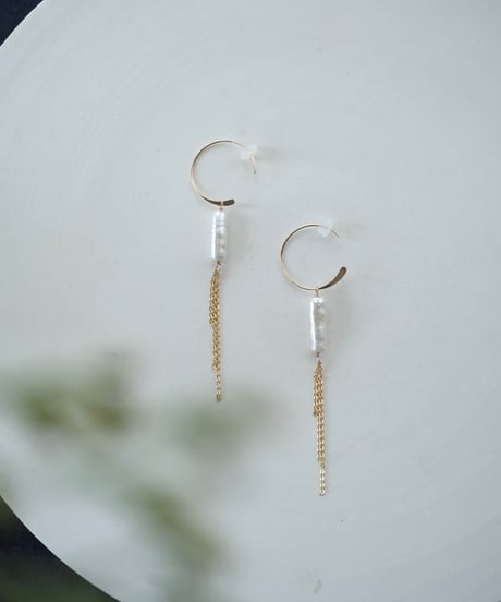 torch C hoop long chain pierce
