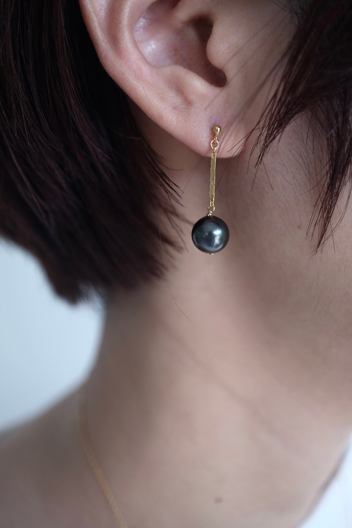サウスシーパール south sea pearl flat bar pierce | AURA