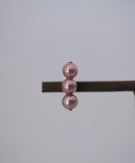 plum stud pierce/non hole pierce