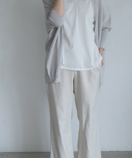 【AURA】和紙ニット2way ロングカーディガン