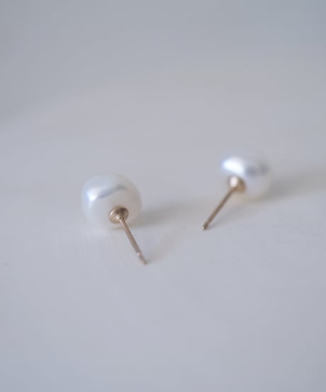 baroque ×back catch pearl pierce
