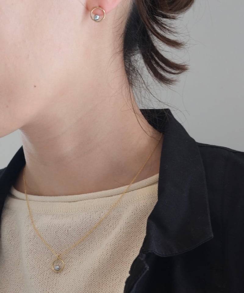 Akoya aoboshi rinkaku pierce | AURA Akoya aoboshi rinkaku pierce | AURA