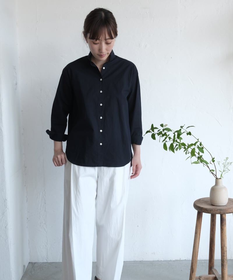 NoRemid グラフィックプリント 長袖シャツ medium 日本製》ボタニカル柄七分袖シャツ(ブラウス・シャツ) | MICHEL