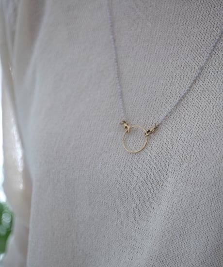 【midori×AURA】glass chain necklace