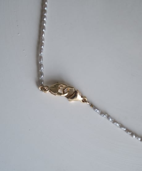 【midori×AURA】glass chain necklace