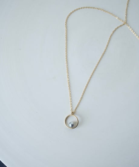 Akoya aoboshi rinkaku necklace