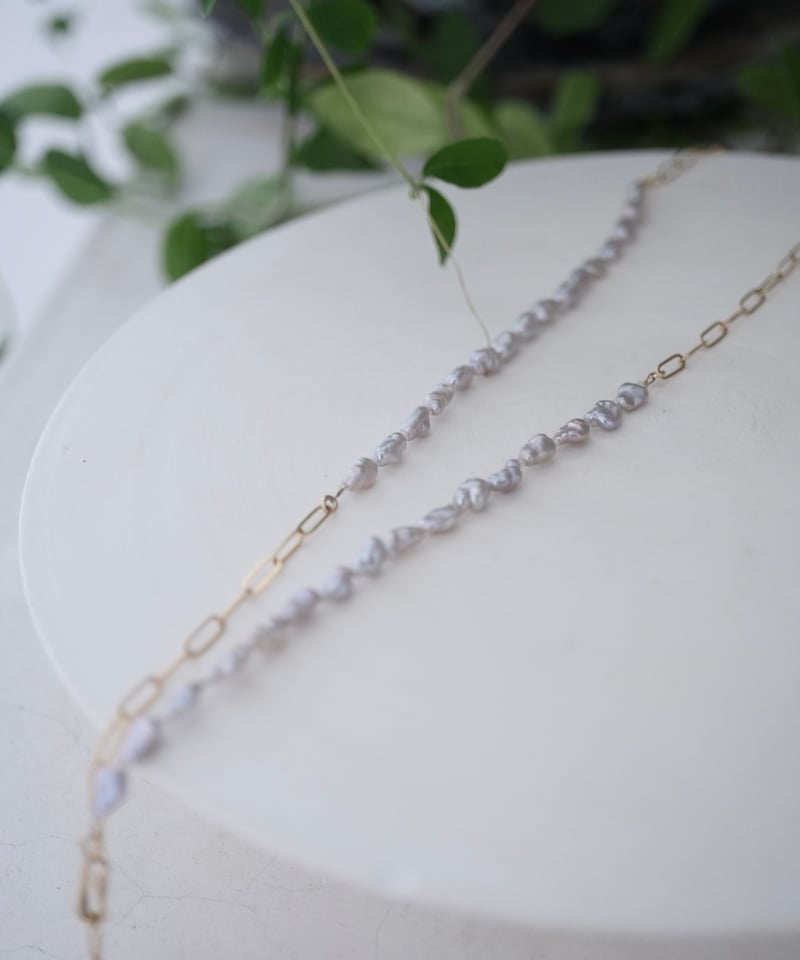 アクセサリー user_572daa2a midori×AURA】glass holder chain necklace | AURA