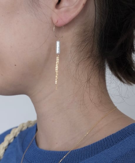 torch C hoop long chain pierce