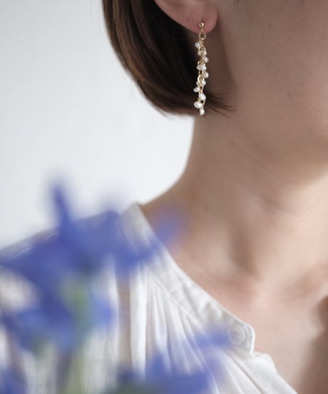 flow bobble long pierce /non hole pierce