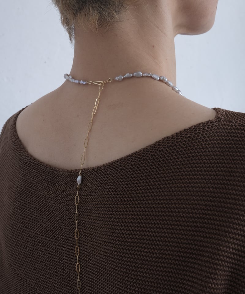 アクセサリー user_572daa2a midori×AURA】glass holder chain necklace | AURA