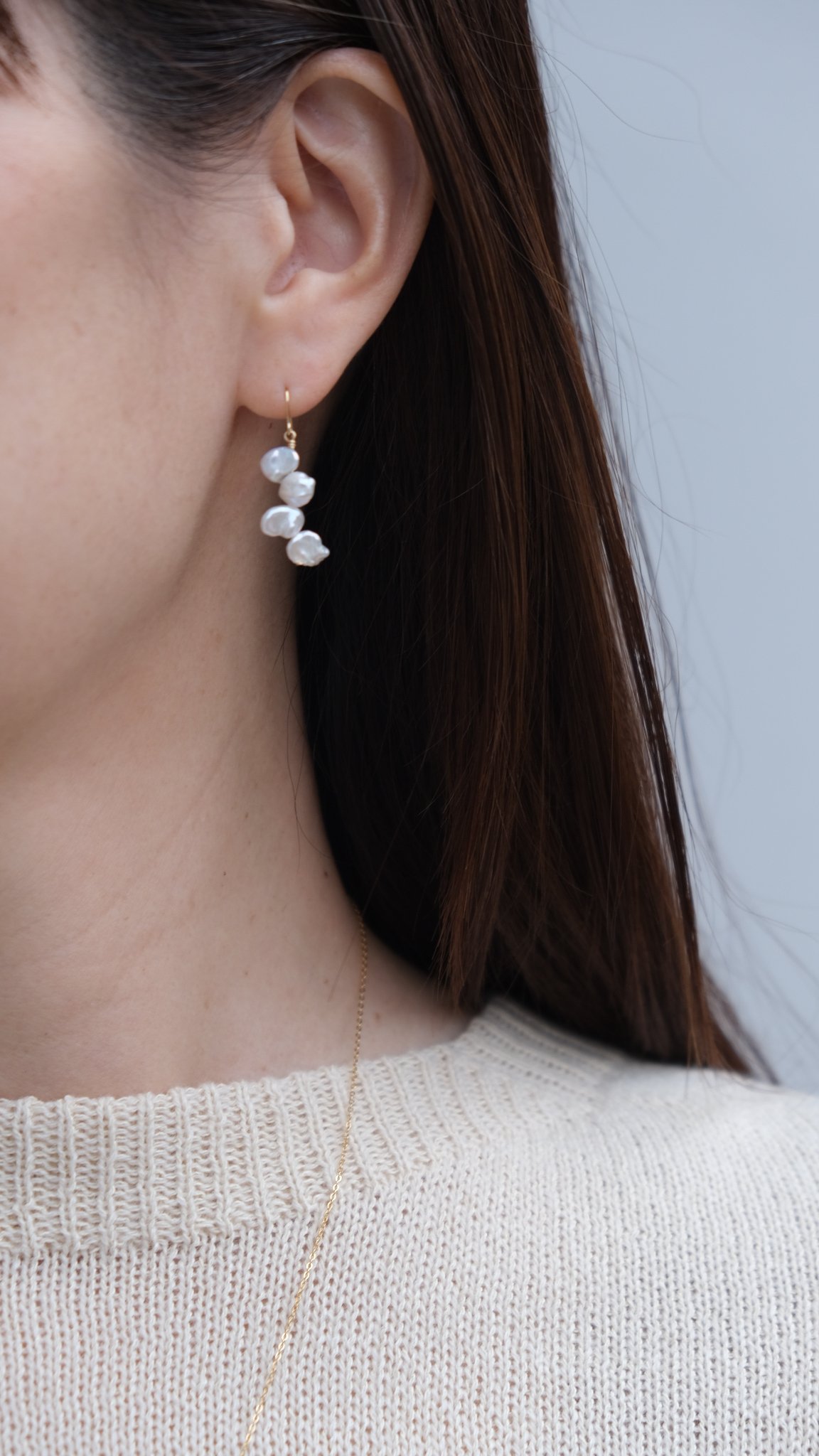 petal randum hook pierce/non hole pierce | AURA