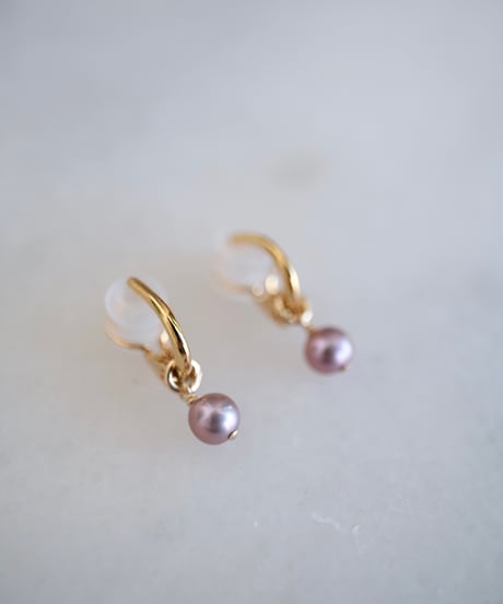 plum hook pierce/non hole pierce