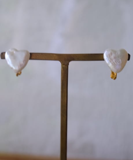 heart stud nonhole piece