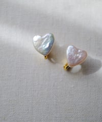 heart stud nonhole piece