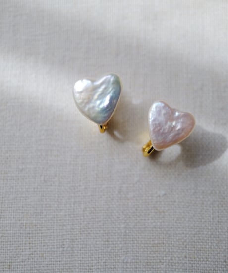 heart stud nonhole piece