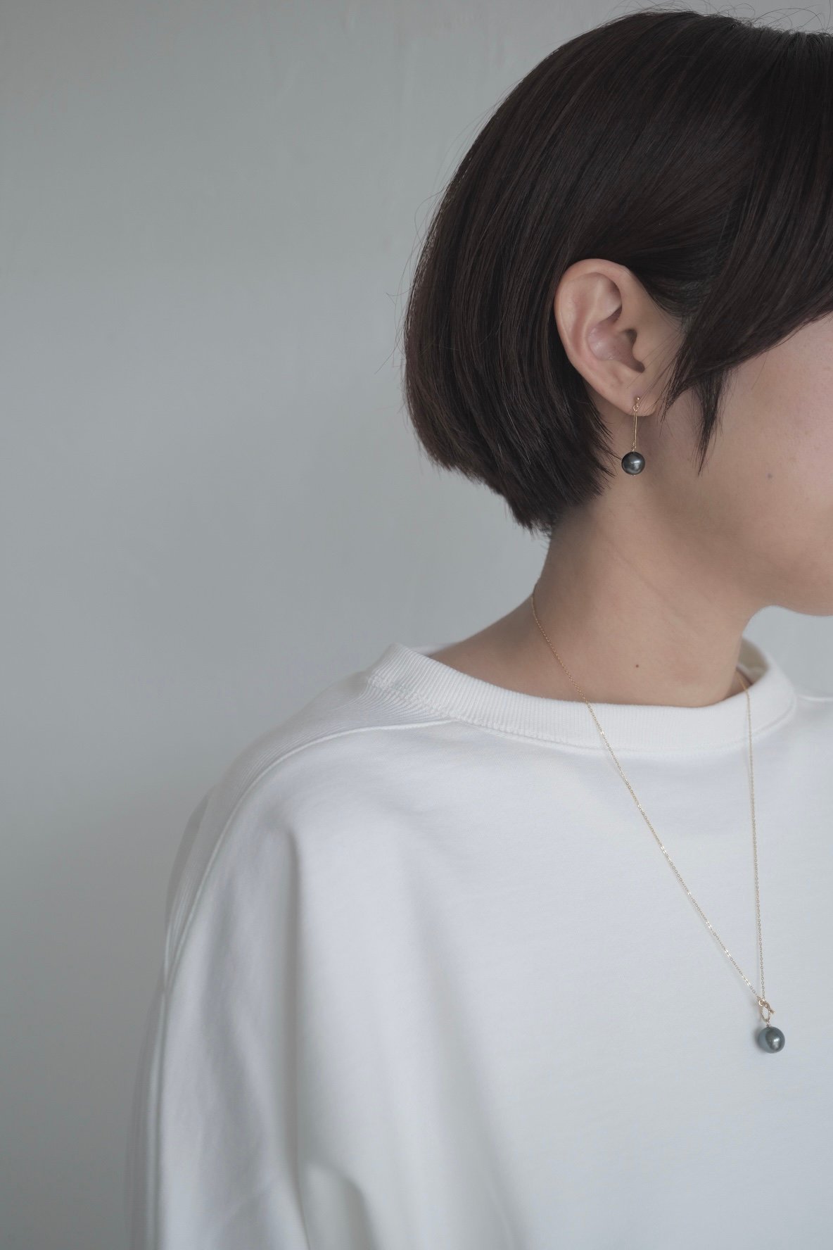 サウスシーパール south sea pearl flat bar pierce | AURA