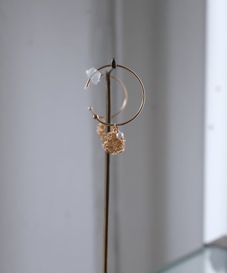 aurum  croche M hoop pierce