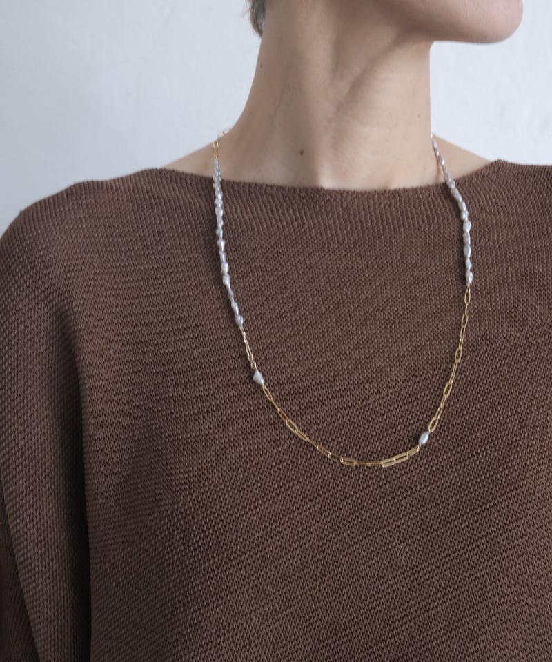 midori×AURA】glass holder chain necklace | AURA