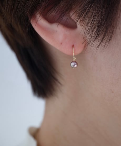 plum hook pierce/non hole pierce