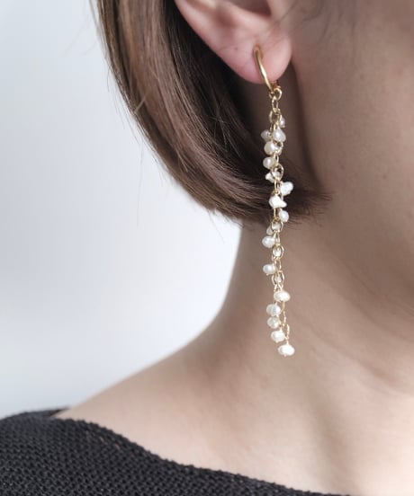 flow bobble long pierce /non hole pierce