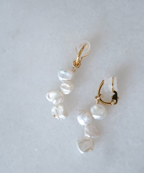 petal randum hook pierce/non hole pierce