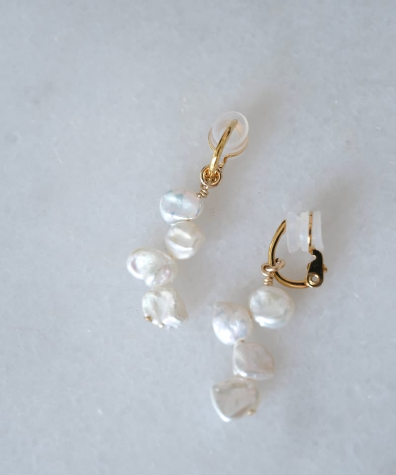 petal randum hook pierce/non hole pierce | AURA