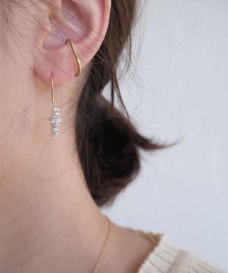 fragment hook pierce＆necklace