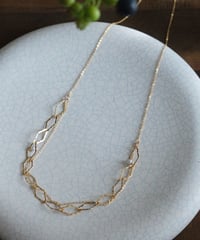Akoya diamond chain necklace
