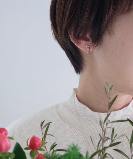 Hirotaka（ヒロタカ) Mini Spear Pearl Earring | パール ピアス